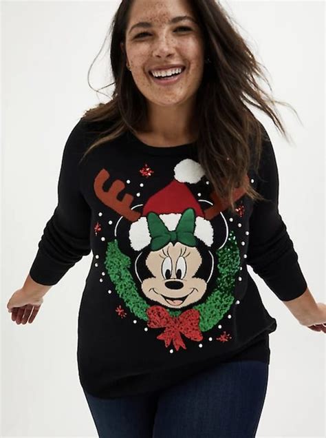 Torrid christmas sweater - Feb 25, 2024 · FIT Model is 5'10" wearing size 1.&nbsp; Measures 29.5" from shoulder (size 2). MATERIALS + CARE Cozy Fleece knit fabric: Our essential fleece has a brushed warm interior and a lived-in, casual look. Stretch level: Minimum. 52% cotton, 48% polyester. Machine wash cold. Tumble dry low. Imported. DETAILS Hooded neckline.&nbsp; Long sleeves.&nbsp; A Christmas Story graphic. 